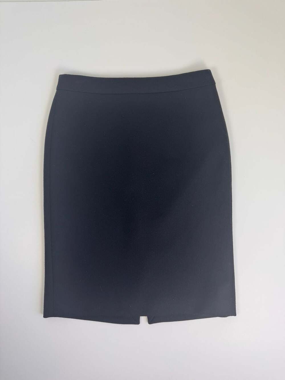 J.Crew No. 2 Pencil Skirt in 100% Wool Black